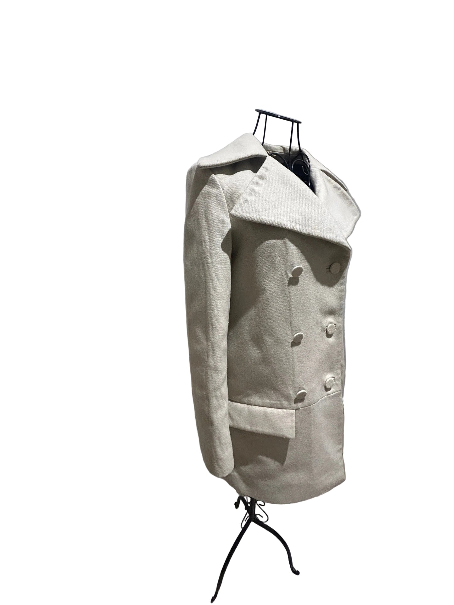 Marni double breasted beige pea coat