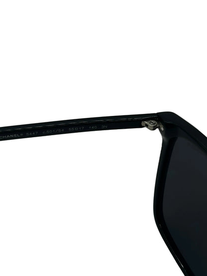 CHANEL
Rectangular Sunglasses CH5447 Black/Grey