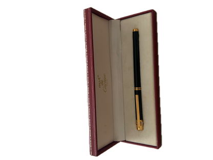 A Must de Cartier ballpoint pen, numbered 339667, boxed