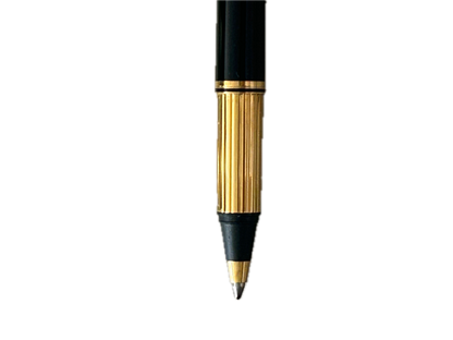 A Must de Cartier ballpoint pen, numbered 339667, boxed